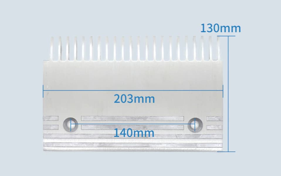 Aluminum Comb Plate - 2