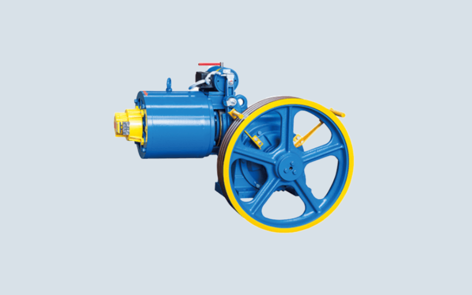 Geared Elevator Traction Machine - 2