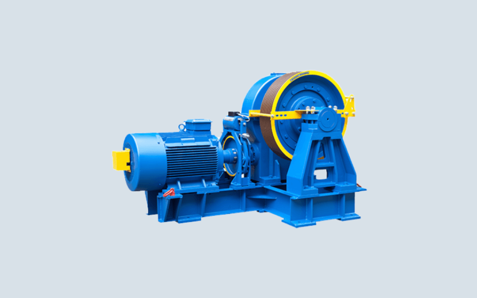Geared Elevator Traction Machine - 3
