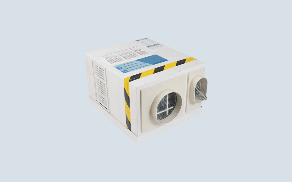 Elevator air conditioner side view