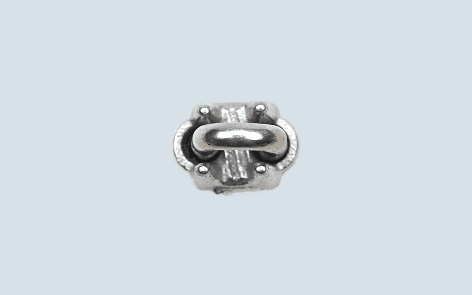Elevator wire rope clip right side view