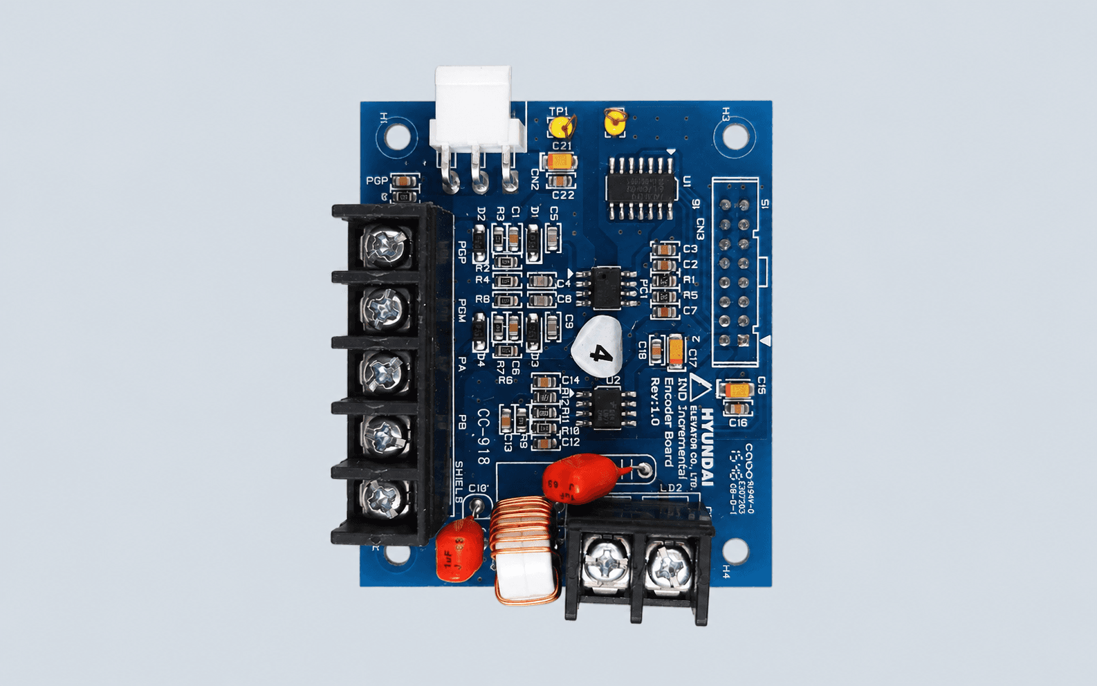 Hyundai WB100 WBVF SIN ISO Encoder Board - 3