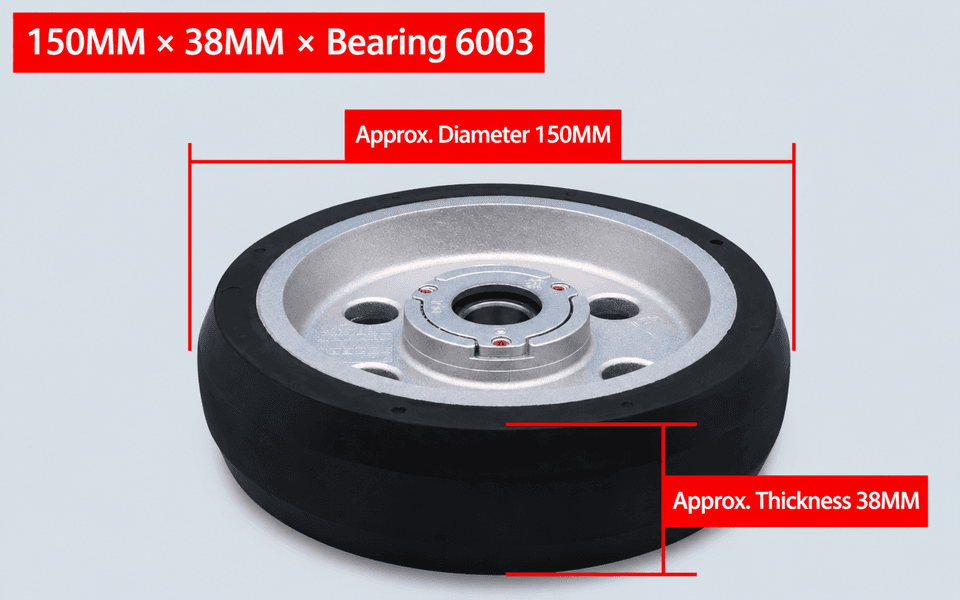 KONE 150×27 / 150×38 6003 High-Speed Roller Guide Shoe  - 2