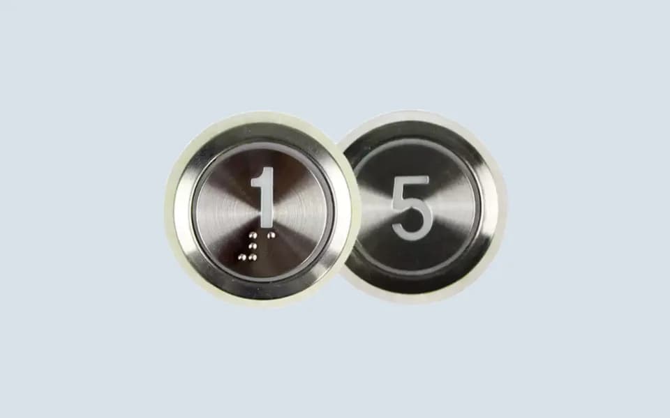 DA511G01 MTD511 Mitsubishi Elevator Button - 2