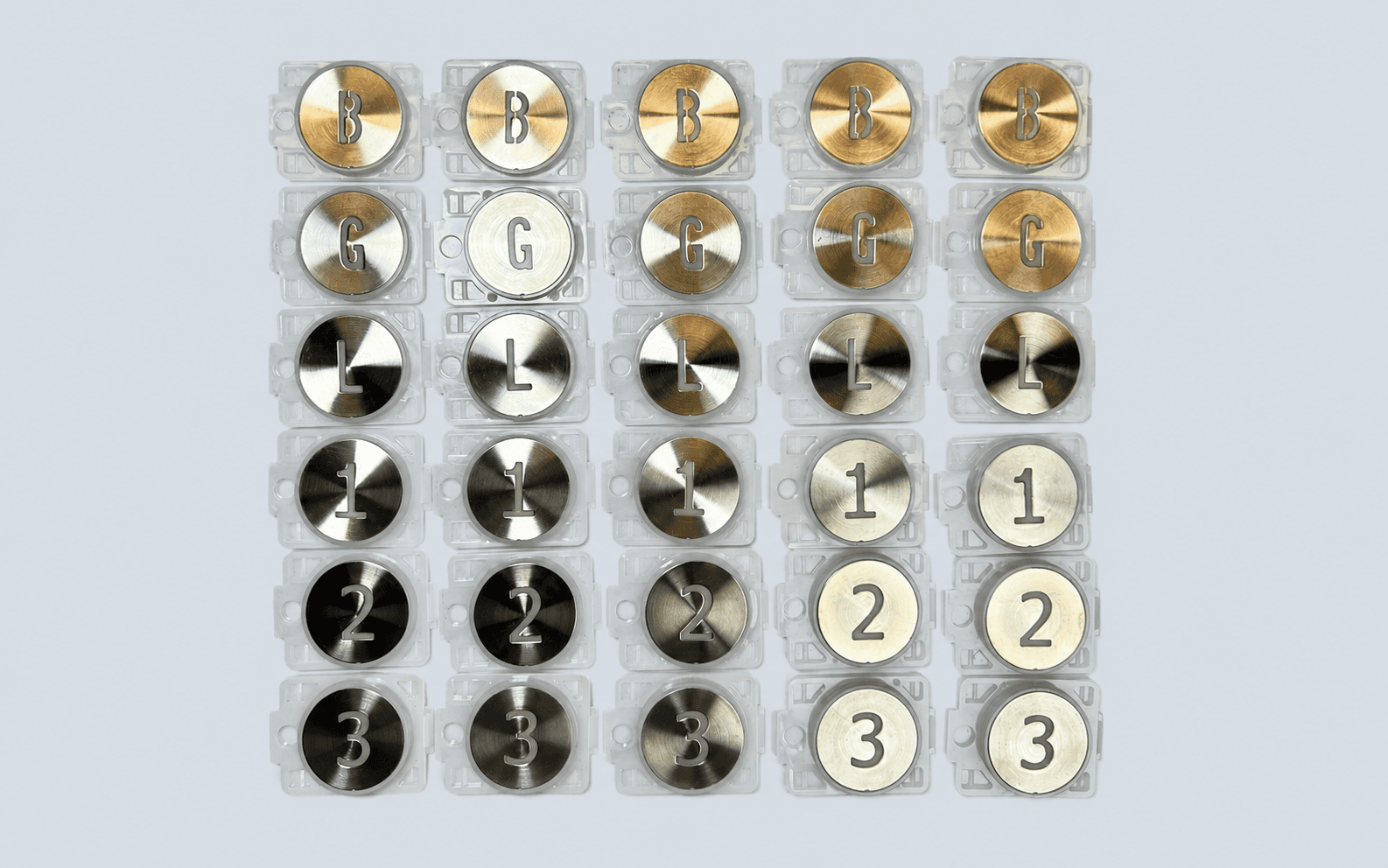 Mitsubishi DA482 Elevator Push Button - 6