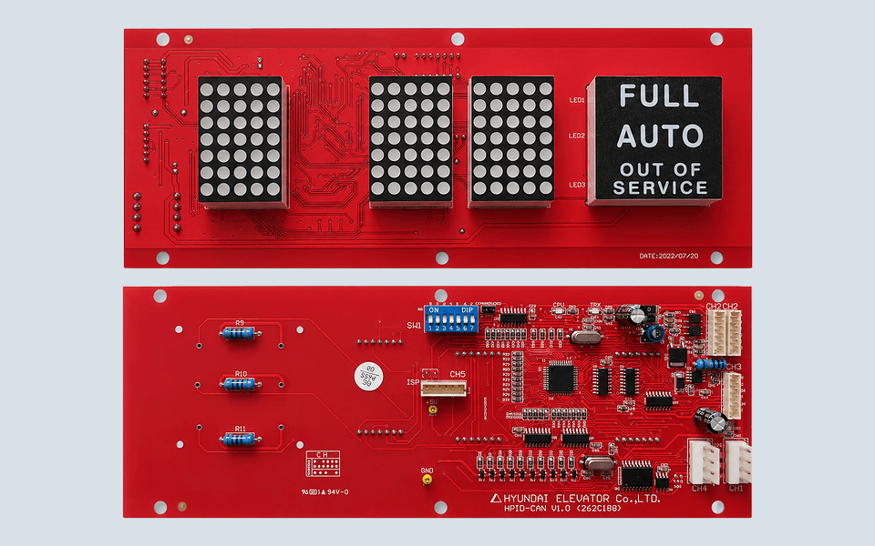 Hyundai HPID-CAN V1.0 Elevator Indicator Board