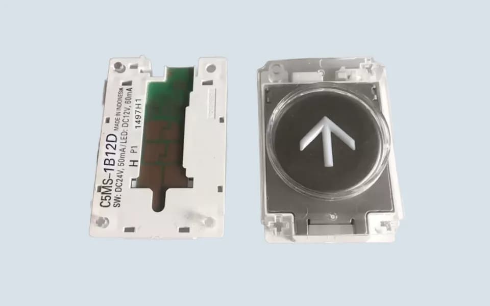 C5MS1PW12D C5MS1W12D C5MS1B12D KANJ1810B Mitsubishi Elevator Button