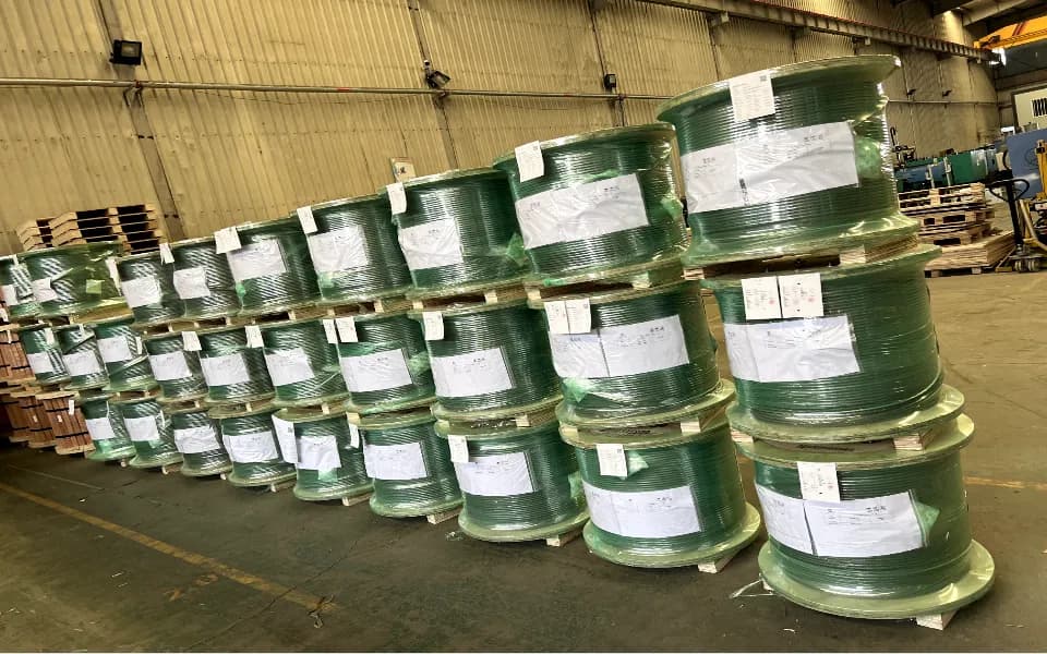 Gustav Wolf Steel Wire Rope Shipment from China to Middle East Elevator Projects