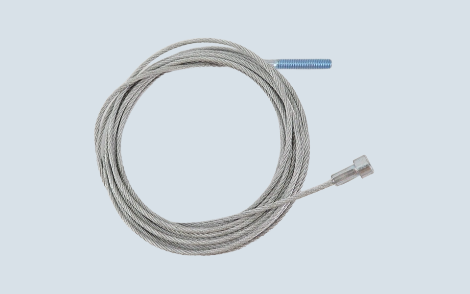 Selcom door motor steel rope detail view