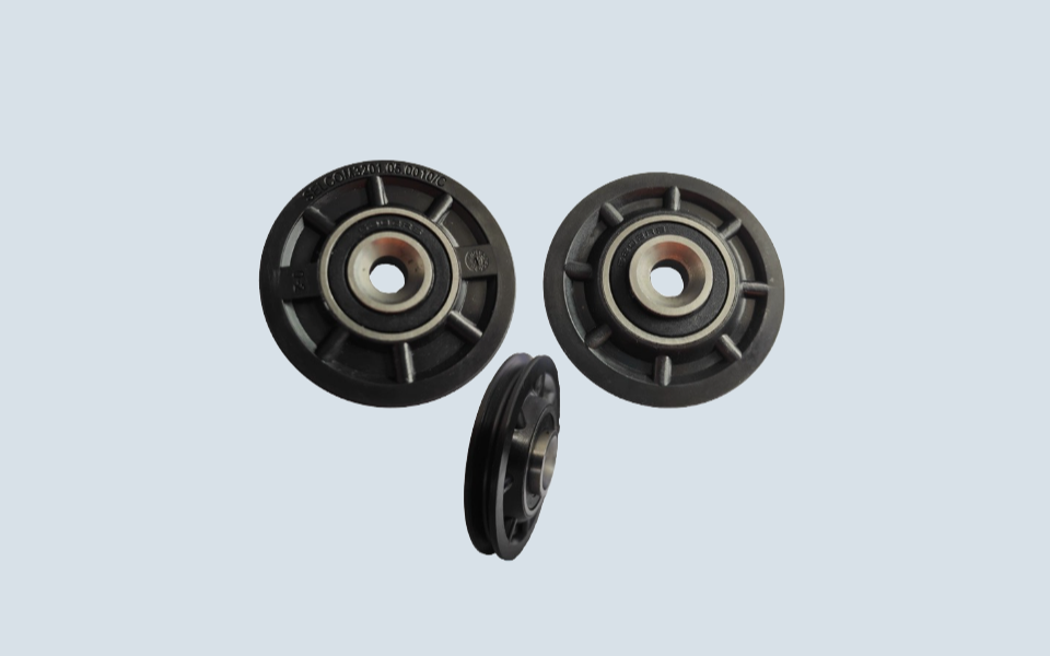 Selcom door rope roller 64mm 3201.05.0010 side view