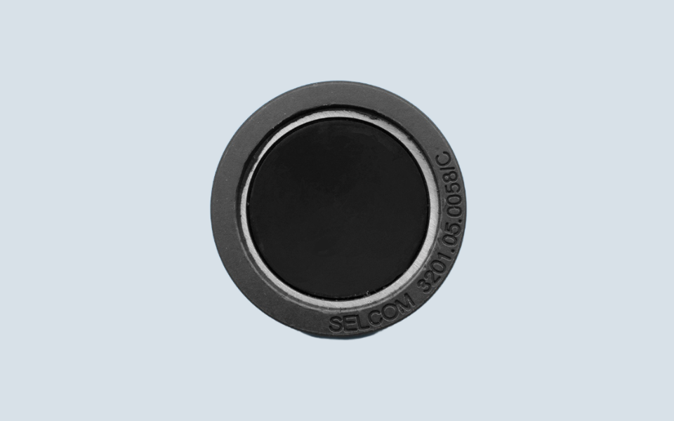 Selcom eccentric down roller 43mm 3201.05.0058 side view